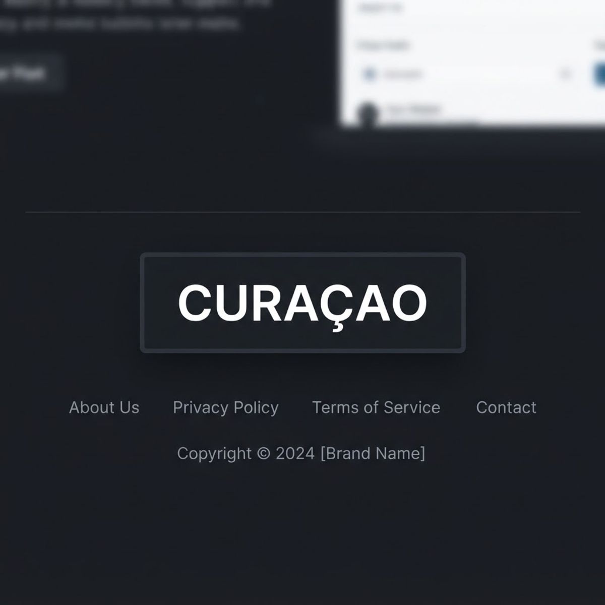 Curacao license jurisdiction badge