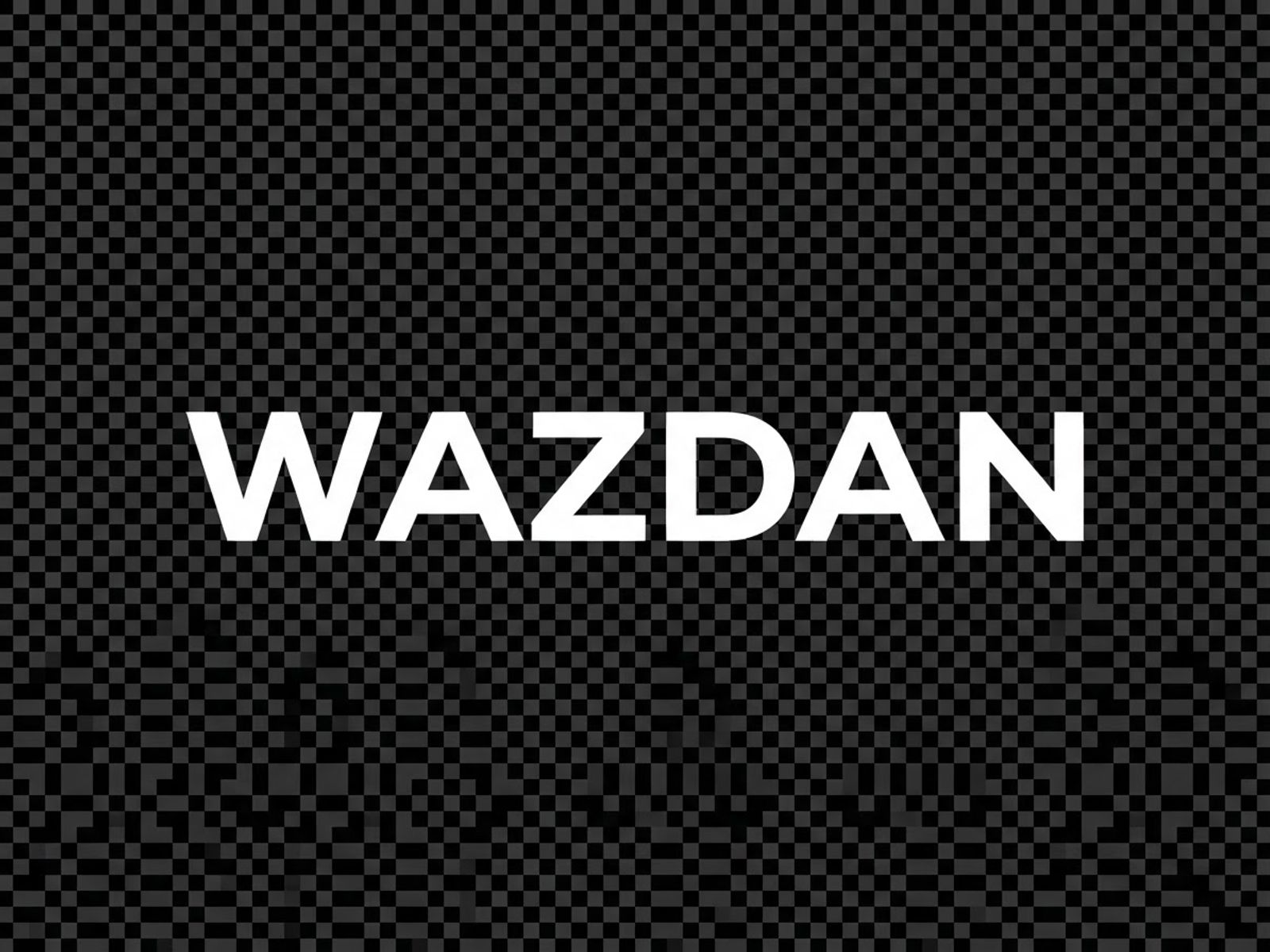 Wazdan provider logo op donkere achtergrond